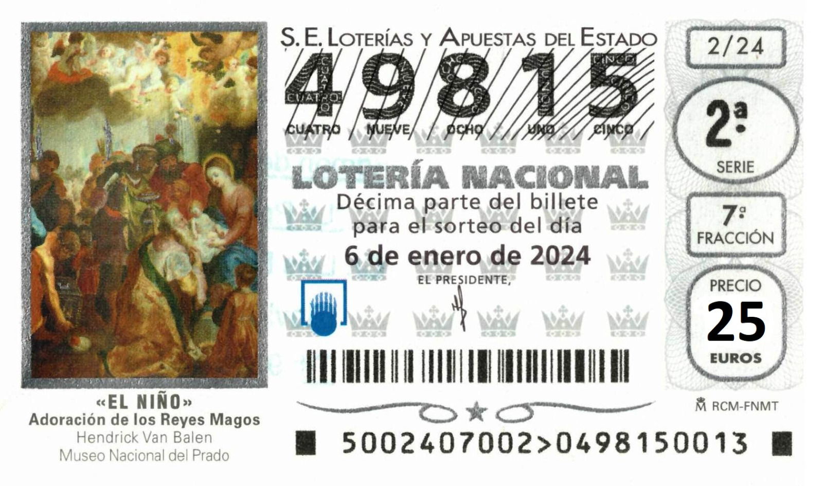 LoterÍa Del NiÑo 2023 Em Sevilla