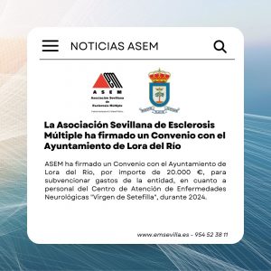ASEM firma convenio con Ayuntamiento de Lora del Río
